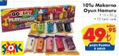 GOKİDY 10'LU MAKARNA OYUN HAMURU